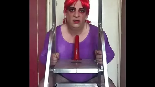 Crossdresser Begs for Thick Cock — Steamy Homemade Gay Clip – 18+