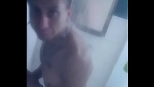 Steamy Shower Blowjobs: Hot Gay Men JERK OFF Swallow Load – 18+