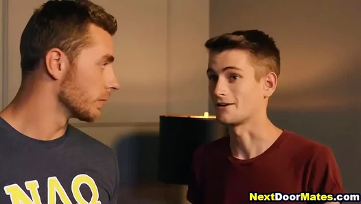 Frat Bro Takes Control: Stepbrother Spanks Claims His Sub —18+