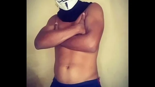 Masked Hunk Devours Massive Load — Wild Brazilian Blowjob Action 18+