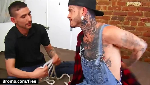 Bound Pleased: Demon Gets Stuffed With Thick Tattooed Cock in Raw BDSM Ride – GayPornX 18+