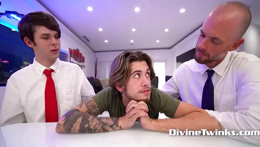 Dakota Indulges in Forbidden Lust With Two Hung Priest Men – SteamyGayTryst 18+