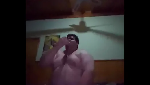 Chubby Cutie Gags on Huge Silicone Rod — Steamy Gay Solo Ride – XXXGayTape 18+