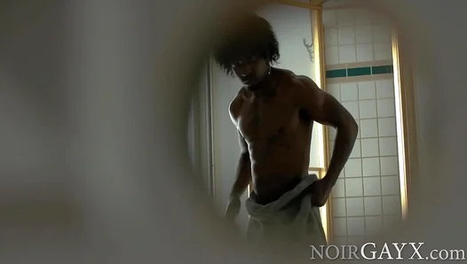 Caught on Camera: Cant Stop Watching This Huge BBCs Hot Shower Session