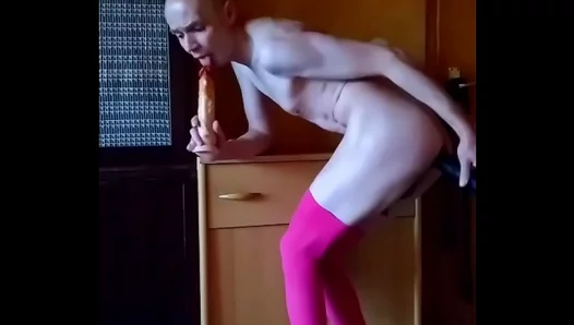 Savoring Every Drop: He Cleans the Dildo After Their Raw Anal Ride – GayFun 18+