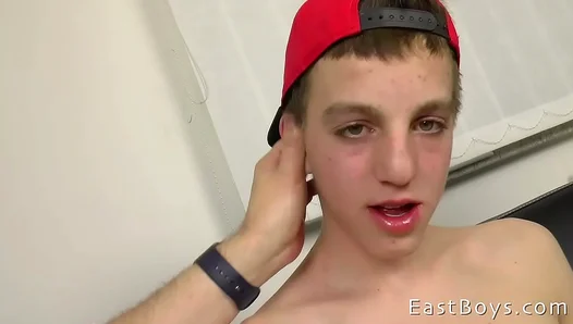 David Hines Jaw-Dropping Blowjob Shocks During Campus Gay Audition – 18+