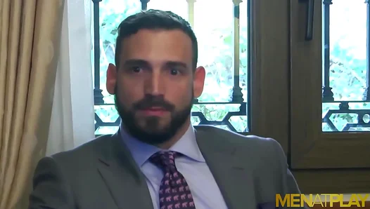 Seductive Suit Action: Enzo Takes Darius Hard in Hot Boardroom Fuck – 18+