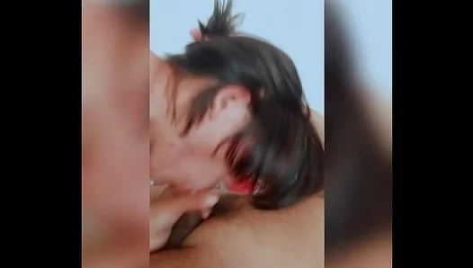 Deep Throat Desires: Security Guard Swallows Huge Cock from Hung Stud – 18+