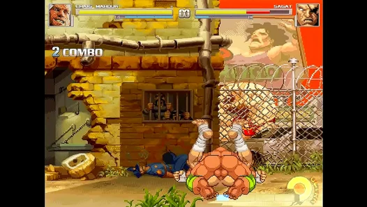 Craig Takes On Sagat in a Hot Muscle-FueledGay Battle – MUGENHeat 18+