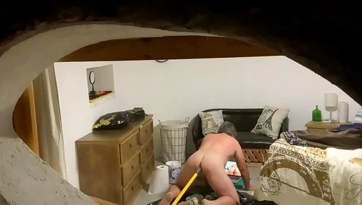 Caught Redhanded: Sneaking a Peak at This Blushing Sissys Solo Session – StealthGay POV