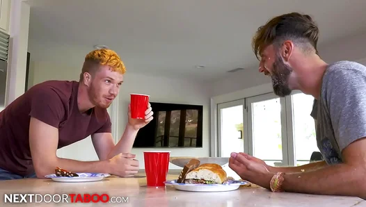 Stepbrothers Strike a Blowjob Deal: Trading Pleasure for Truce – GayPornTales 18+