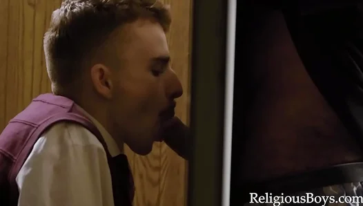 Ryan Jacobs Teddy Torres Get Naughty in Steamy Confessional Booty Play – TinyGays 18+