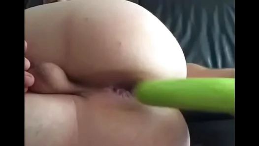 Fresh Cucumber Fun: Big-Ass Stretching Horny Solo Play – Amateurs Gone Wild 18+