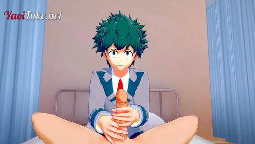 Deku x Bakugou Ignite Forbidden Desire in the Infirmary – Steamy Yaoi Action – 18+