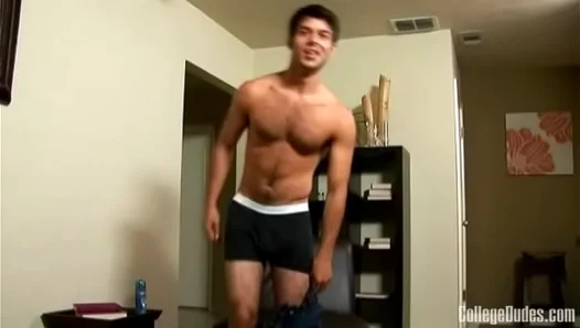 Diegos Slow Self-Pleasure Builds to a Sticky Climax – Sexy Gay Twink 18+
