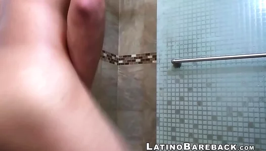 Romn Blakes Private Shower Wank – Steaming Latino Muscle Action 18+