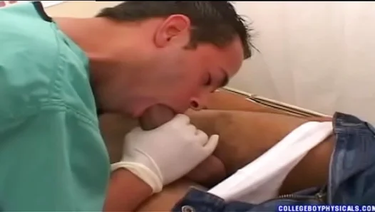 Unexpected Test Results: Horny Doc Gives Steamy Physical Exam – GayClinic 18+