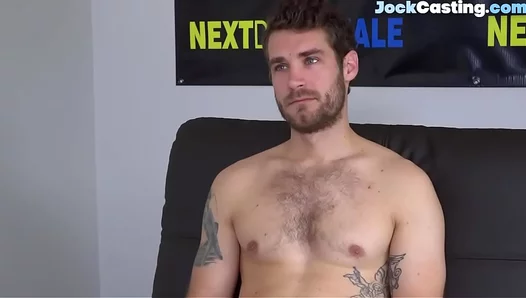 Tattooed Bear Jizzes SM Style in Hot Sofa Audition – Gay Solo Fetish 18+