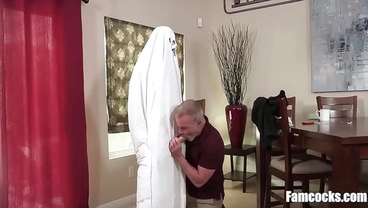 Hardcore Halloween Lust: Stepdad Takes Stepson in Steamy Forbidden Encounter – 18+