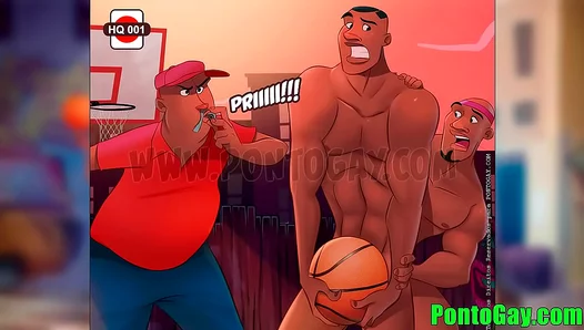 Big-Cock Athletes Collide in Hot, sweaty gym action – 18+