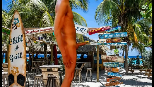 Slim Tropical Beauty JERKS OFF His Hard, SMOOTH COCK – Steamy Solo Show