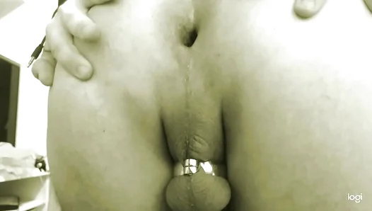 Sissy Slave Enjoys Rough Ride in Tight Cage – Hot Amateur Gay Action