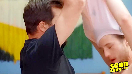 Bearded Hunk Melts from Blowjob Bliss — Ends in Sticky Facial Pleasure – Exactly