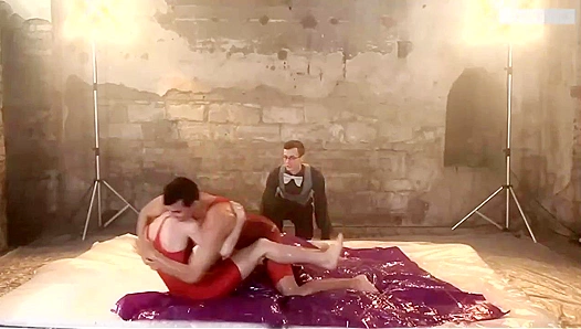 Oil-Slick Thrills: Joel Vargas Goes Hard in Hot Steamy Action – GayXXX Heat