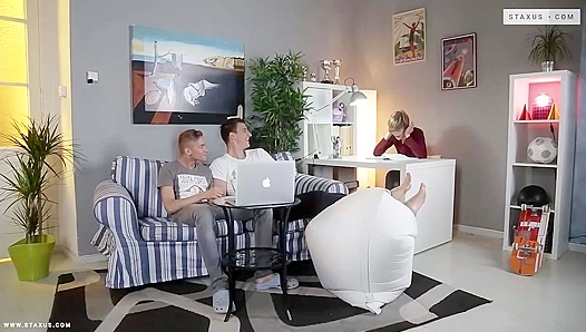 Ray Mannix Commands a Hot Triple-Penetration Ride – Wild Gay Sex Action – GayXXX Thriller