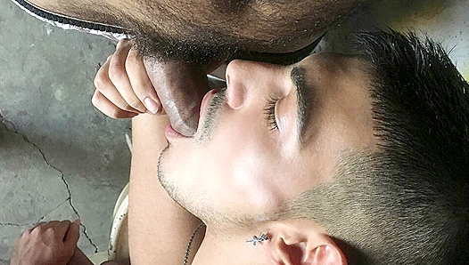 Slender Twins Ride Hot Latino Dick Bareback — Wild Anal Action
