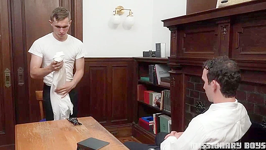 Greg McKean Claims His Subs Tight Ass Hard on Office Desk — FamilyDick 18+