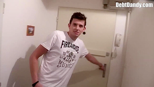 Hungry European Bottom Gets Dominated by Ripped Debt Collector – 18+