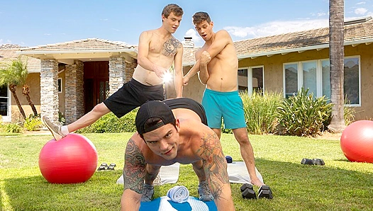 Bareback Heat: Scott Finn Michael Del Rey Stoke Hot Neighboring Lust – 18+