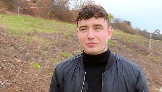 Curly-Haired Twink Gets Pounded Hard in Car Rear Seat – Steamy Gay Hookup 18+