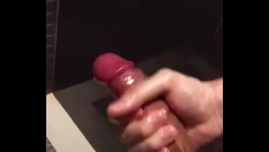 Oiled-Up Muscle Guy Flicks His Huge Rod – Fiery Solo Session Ends With Thick Load – 18+