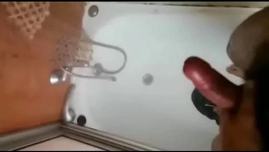 Post-Gym Shower Masterbate: Blowing a Thick, Creamy Load After Workout – Hot Solo Action