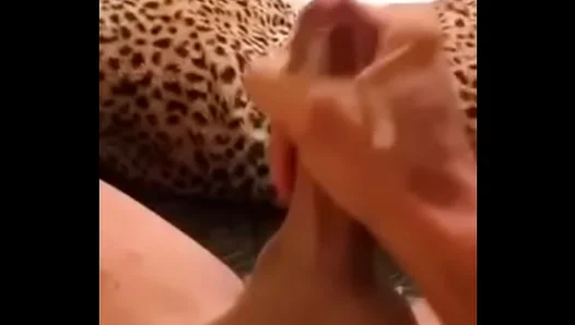 Solo Hunk Jizzes Huge Load After Intense Masturbation Session – PurePleasure