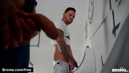Hard Tattooed Twinks Go Wild Fucking in Pubic Restroom Stalls – Bold Acts