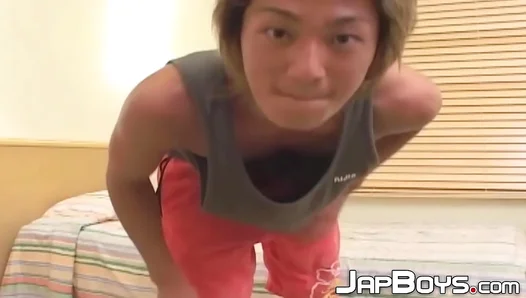 Hard Rough: Horny Japanese Stud Strokes Thick Dick Over Tight Cheeks – 18+