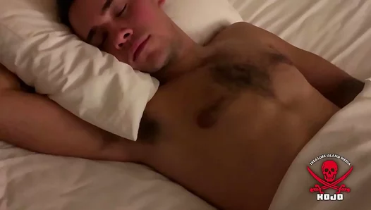 Sleepy Otter Gets Rocked by a Steamy Handjob from Hung Stud – 18+