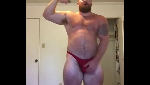 Muscle Gods Solo Workout Gets Horny — Posing Bulge Thrills Turn Steamy