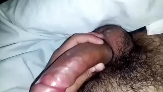 Hairy Beast Juggles His Massive Hard-on – See That Thick Rod Pulse – 18+