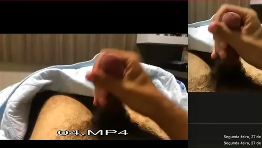 Brazilian Beast Jerks His Thick, Hairy Cock in Hot Solo Session – 18+