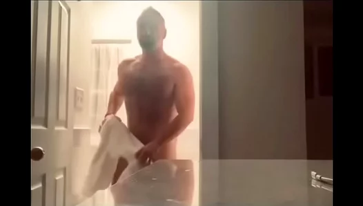Steaming Gains: Hunky Muscle God Flaunts Thick Armpit Hair Veiny Biceps – XXXGayShowers