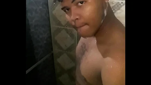 Teens Steamy Bath Fantasy: Packing Massive Cock Alone – HotSoloGay 18+