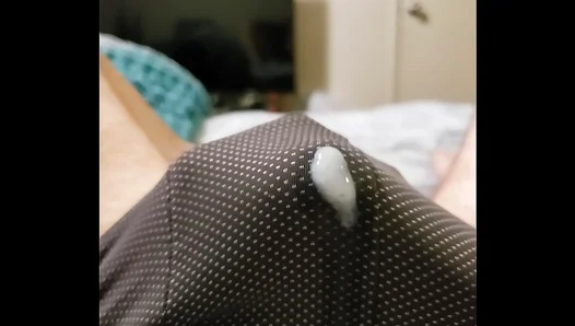 Bareback Bear Blasts Load All Over Sopping Wet Underwear – Hot Solo Session 18+
