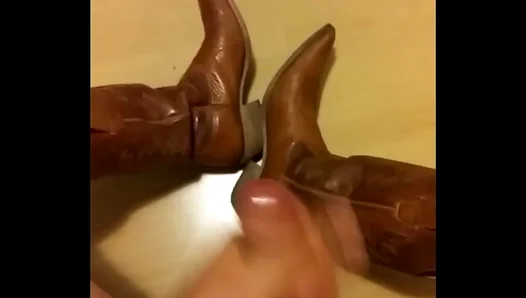 Cowboy Boot Fetish Gone Wild: Massive Cream Pie Finish – 18+