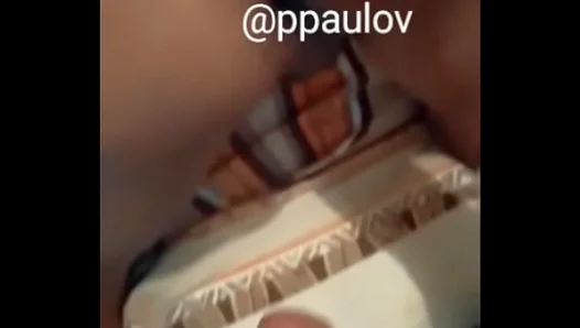 Slender Teen 18+ Gags Then Gulps Massive Cock in Raw Brazilian Action