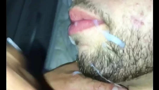 Naughty Lad Surprises Security Guard with Blowjob Creamy Finish – NaughtyLads 18+
