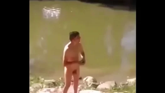 Hungarian Fire: Trutyi Flashes His Thick 22cm Outdoor Hard-on – Wild Solo Show
